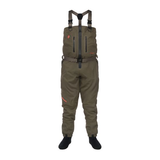 Snowbee STX2 Zip Front Breathable Stockingfoot Waders