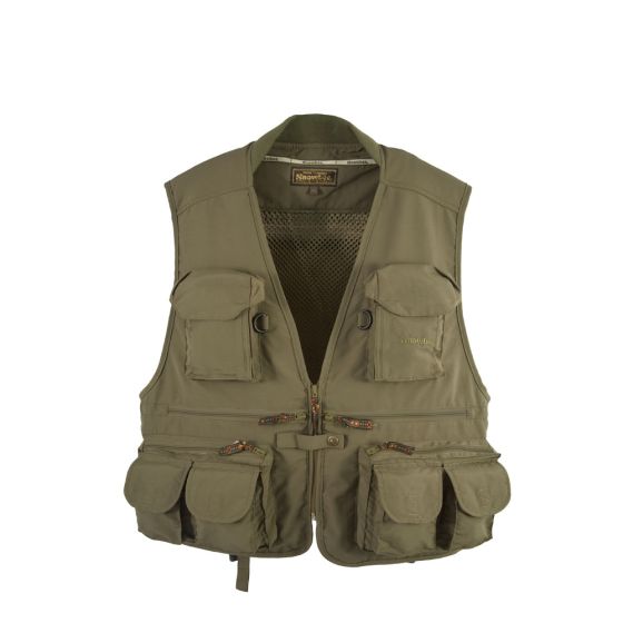 Snowbee_Men_Classic_Fly_Fishing_Vest_Waistcoat__-_Olive_Green,_Small