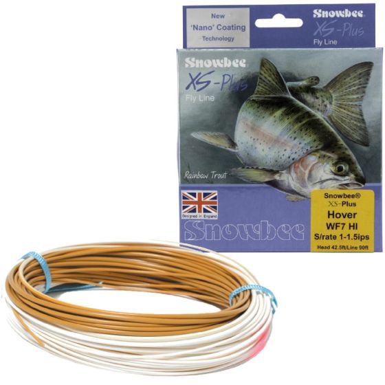 Snowbee XS-Plus Hover Slow Intermediate Fly Lines - Mustard / Ivory