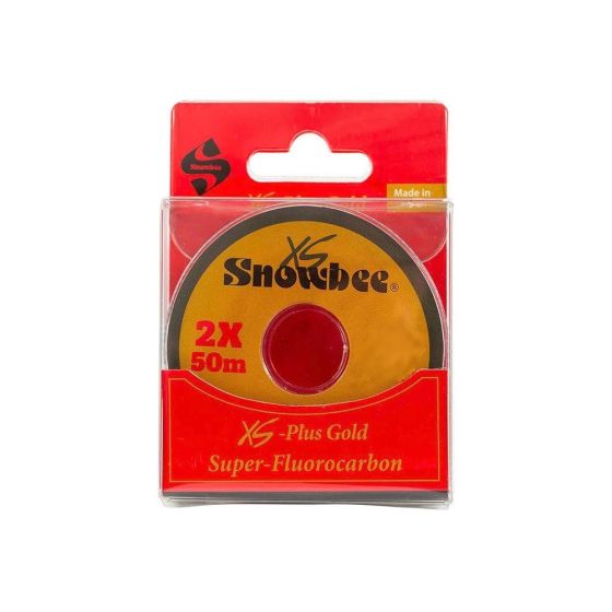 Snowbee XS-Plus Gold Super-Flurocarbon Line Clear 50m - 5.5lbs