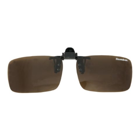Snowbee Clip-On/Flip-Up Sunglasses - Amber - L
