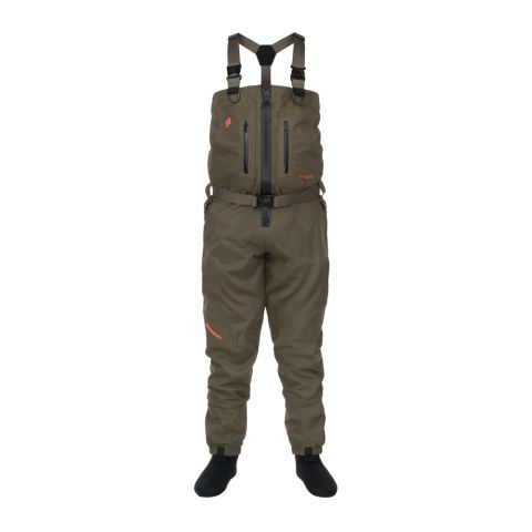 Snowbee STX2 Zip Front Breathable Stockingfoot Waders