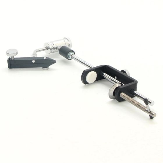 Snowbee Fly-Mate Fly-tying Clamp Vice - Ball - Silver/ Black
