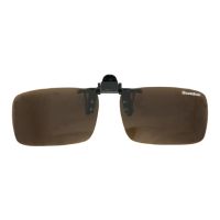 Snowbee Clip-On/Flip-Up Sunglasses - Amber - L