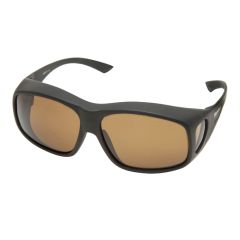 Snowbee Prestige Over-Spec Sunglasses - Black / Amber