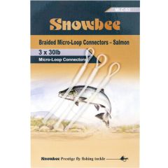 Snowbee Micro-Loop Connectors - Salmon 30lb