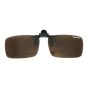 Snowbee Clip-On/Flip-Up Sunglasses - Amber - L