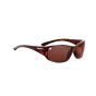 Snowbee Spectre Wrap Full Frame Polarising Sunglasses - Tortoiseshell/Amber
