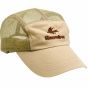 Snowbee 5 Panel Mesh Cap - Light Tan
