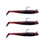 Snowbee Skad Lures 15cm x 3 Dark Red Glitter