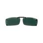 Snowbee Clip-On/Flip-Up Sunglasses  Smoke/Green - S