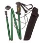 Snowbee Prestige Folding Wading Staff - Green / Black, One Size