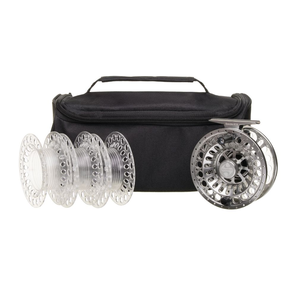 Snowbee Spectre #5/6 Cassette Fly Reel Kit - Silver