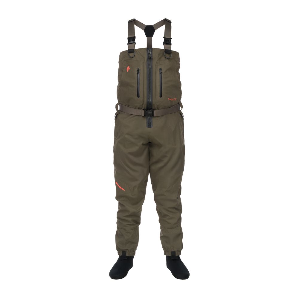 Snowbee STX2 Zip Front Breathable Stockingfoot Waders