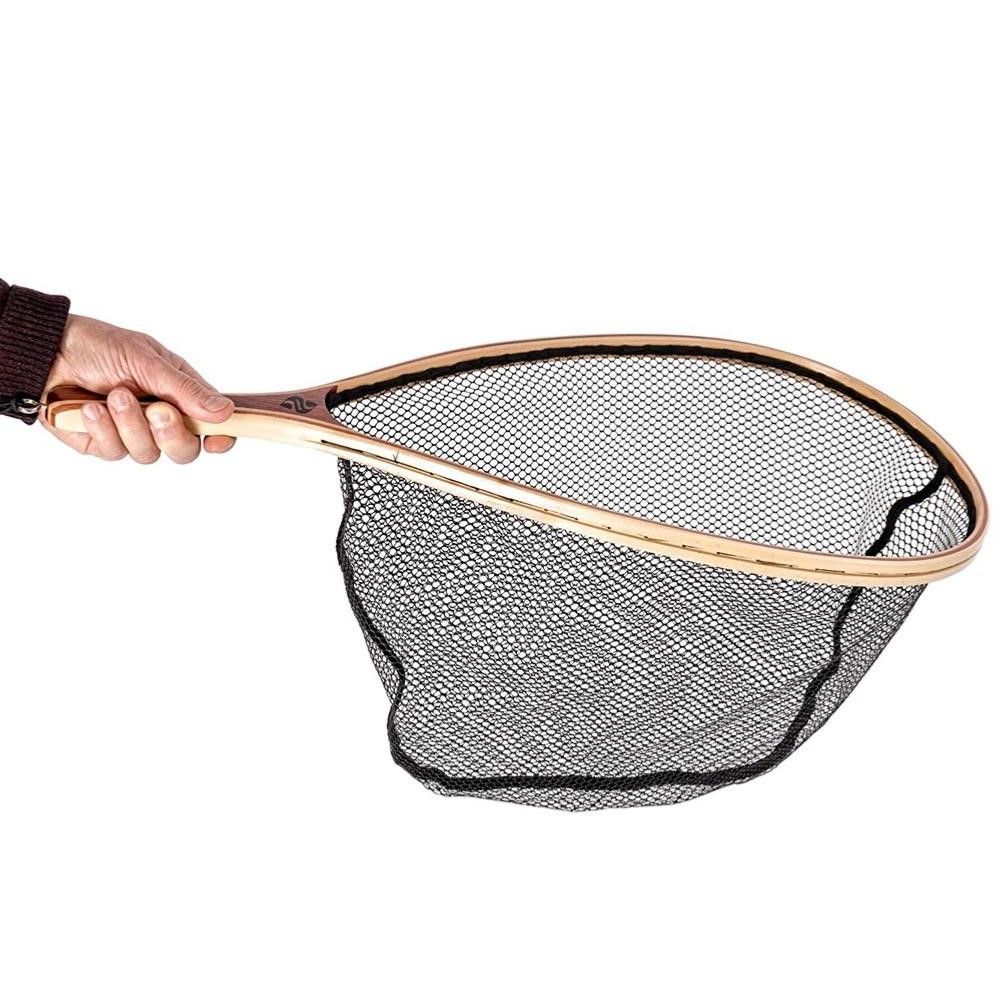 Snowbee Luxury Hand-Crafted Wooden Hand Trout Landing Net - L