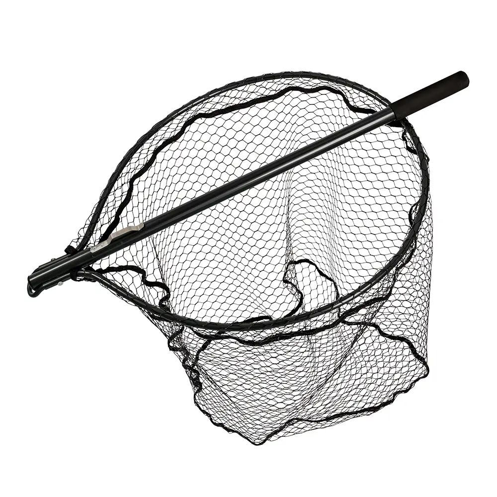 Snowbee Folding Game Net with Rubber-Mesh - Black