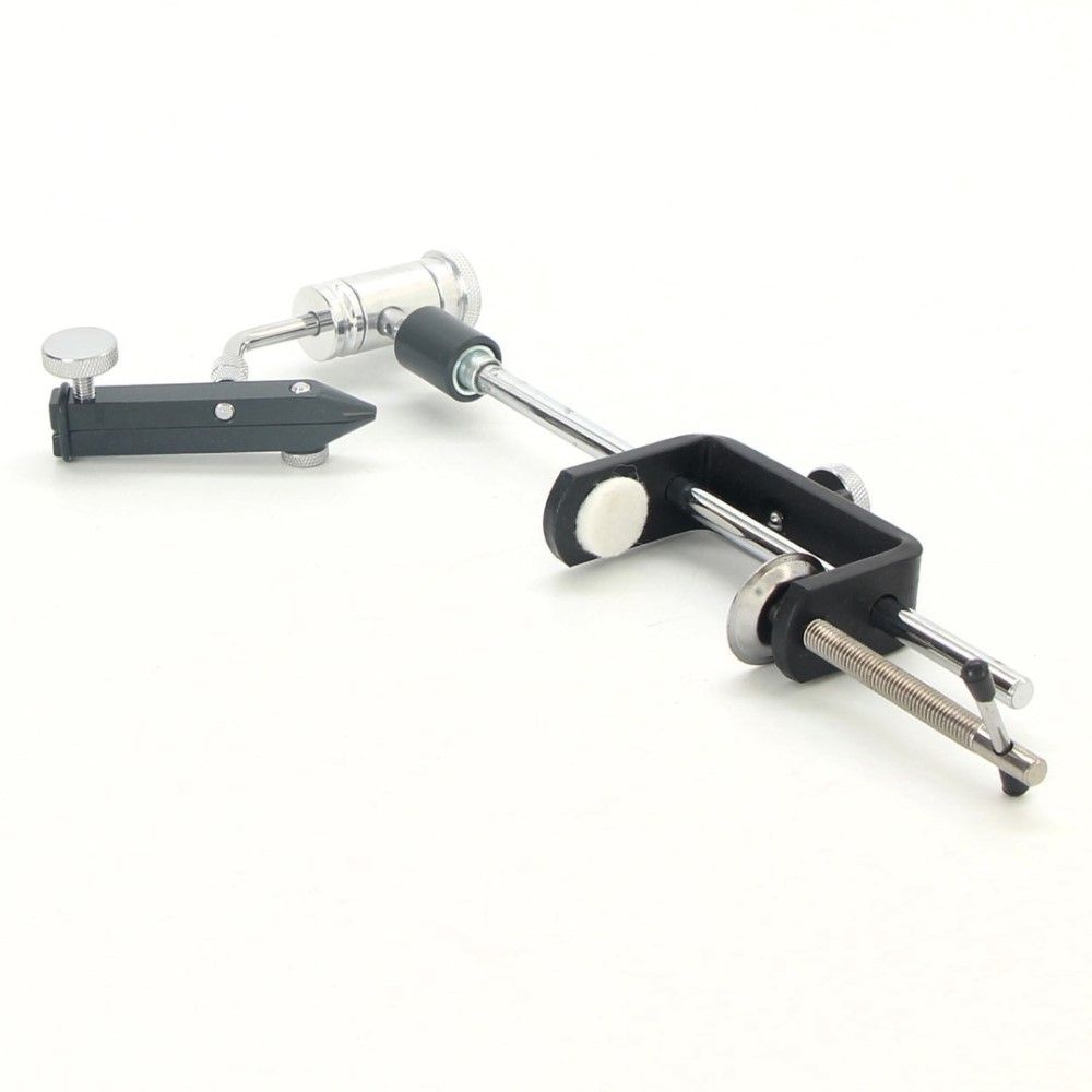 Snowbee Fly-Mate Fly-tying Clamp Vice - Ball - Silver/ Black