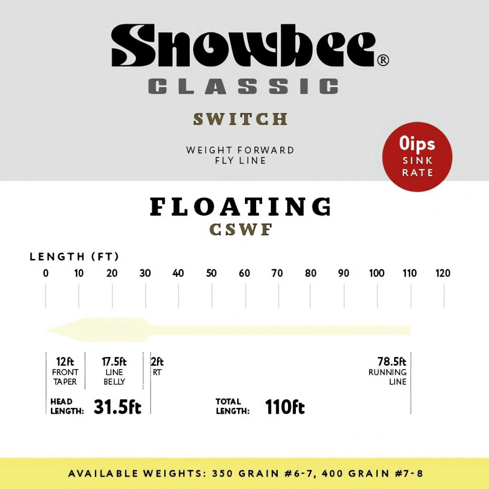 Snowbee Classic Switch Floating Fly Line - Ivory