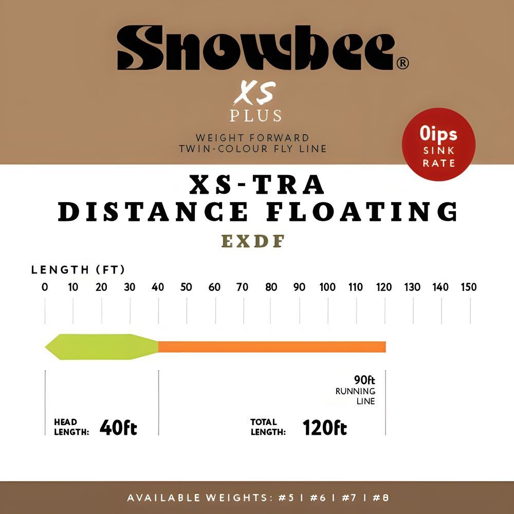 Snowbee XS-Plus XS-tra Distance Floating Fly Lines