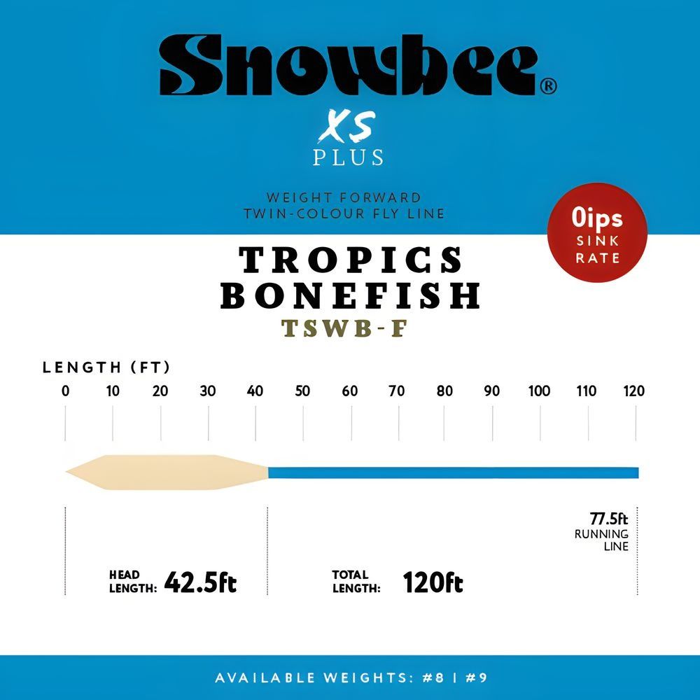 Snowbee XS-Plus Tropics Saltwater Bonefish Fly Lines