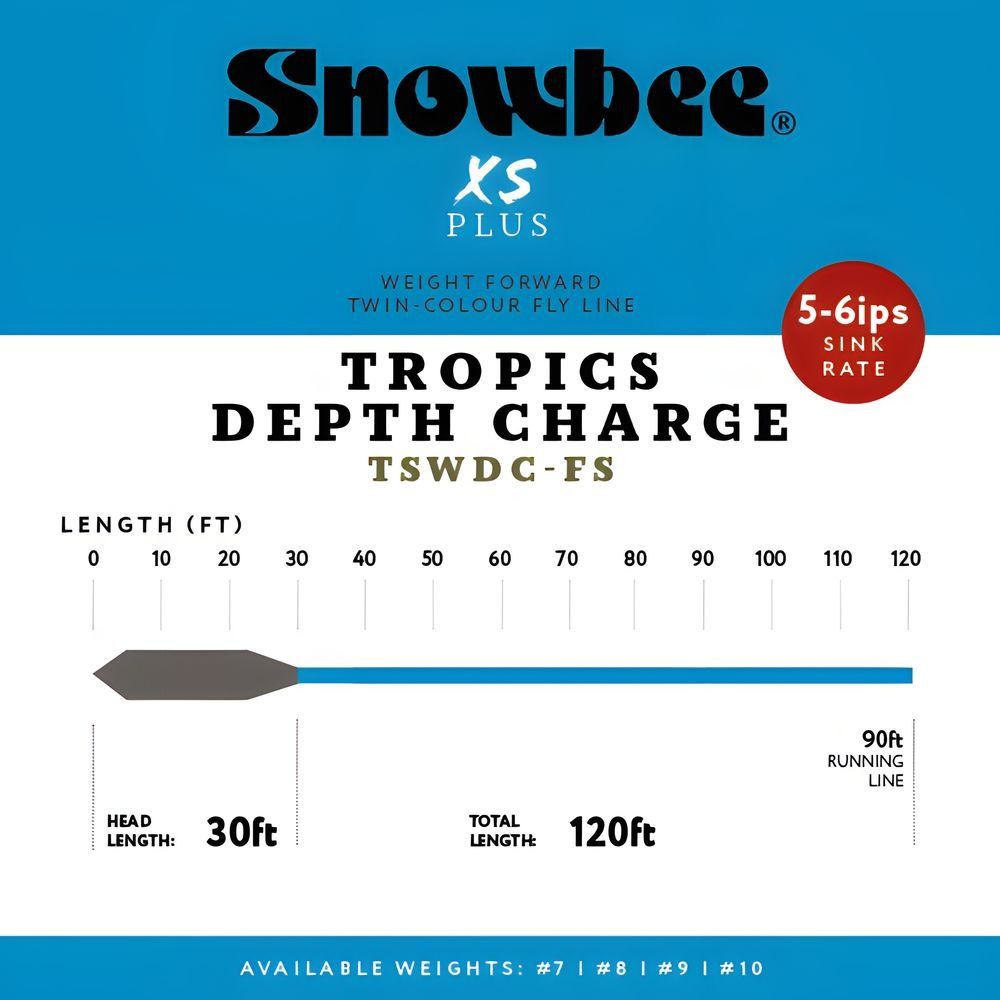 Snowbee XS-Plus Tropics Saltwater Depth-Charge Fly Lines