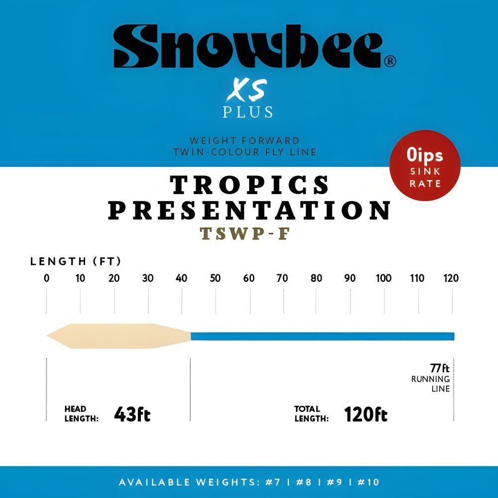 Snowbee XS-Plus Tropics Saltwater Presentation Floating Fly Lines