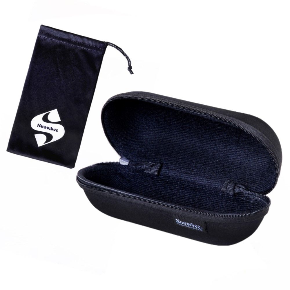 Snowbee Spectre Wrap Full Frame Polarising Sunglasses - Black/Grey/Yellow/Green Mirror