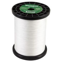 Snowbee Fly Line Backing - 1,250m Braided Dacron - White - 30lb
