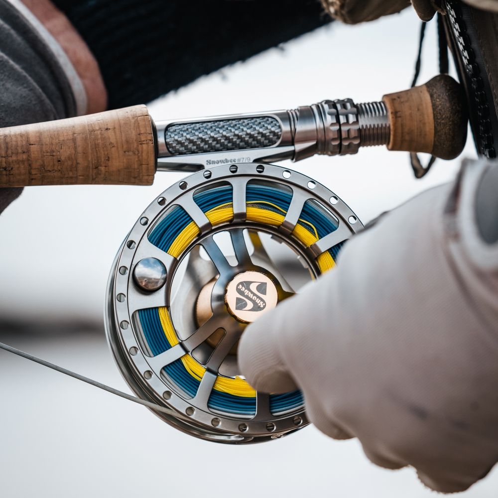 bauer junior mac 4 fly reel RX 2 / Dark Green slabs Airflo Switch Black Reel Color:Petro smallmouth bass