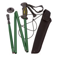 Snowbee Prestige Folding Wading Staff - Green / Black - One Size
