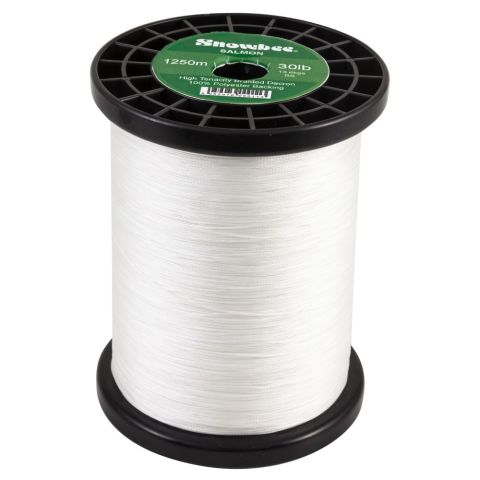 Snowbee Fly Line Backing - 1 250m Braided Dacron - White - 30lb