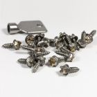Snowbee Tungsten Wader Studs - Silver - One Size