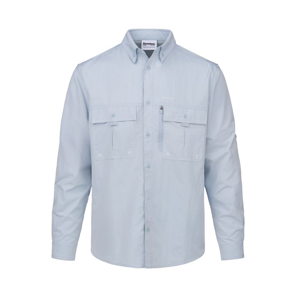 Snowbee Prestige Technical Fishing Shirt - Blue
