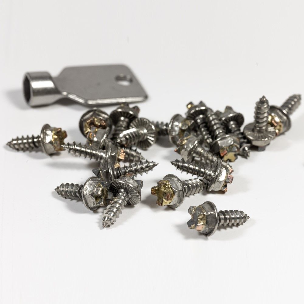 Snowbee Tungsten Wader Studs - Silver - One Size