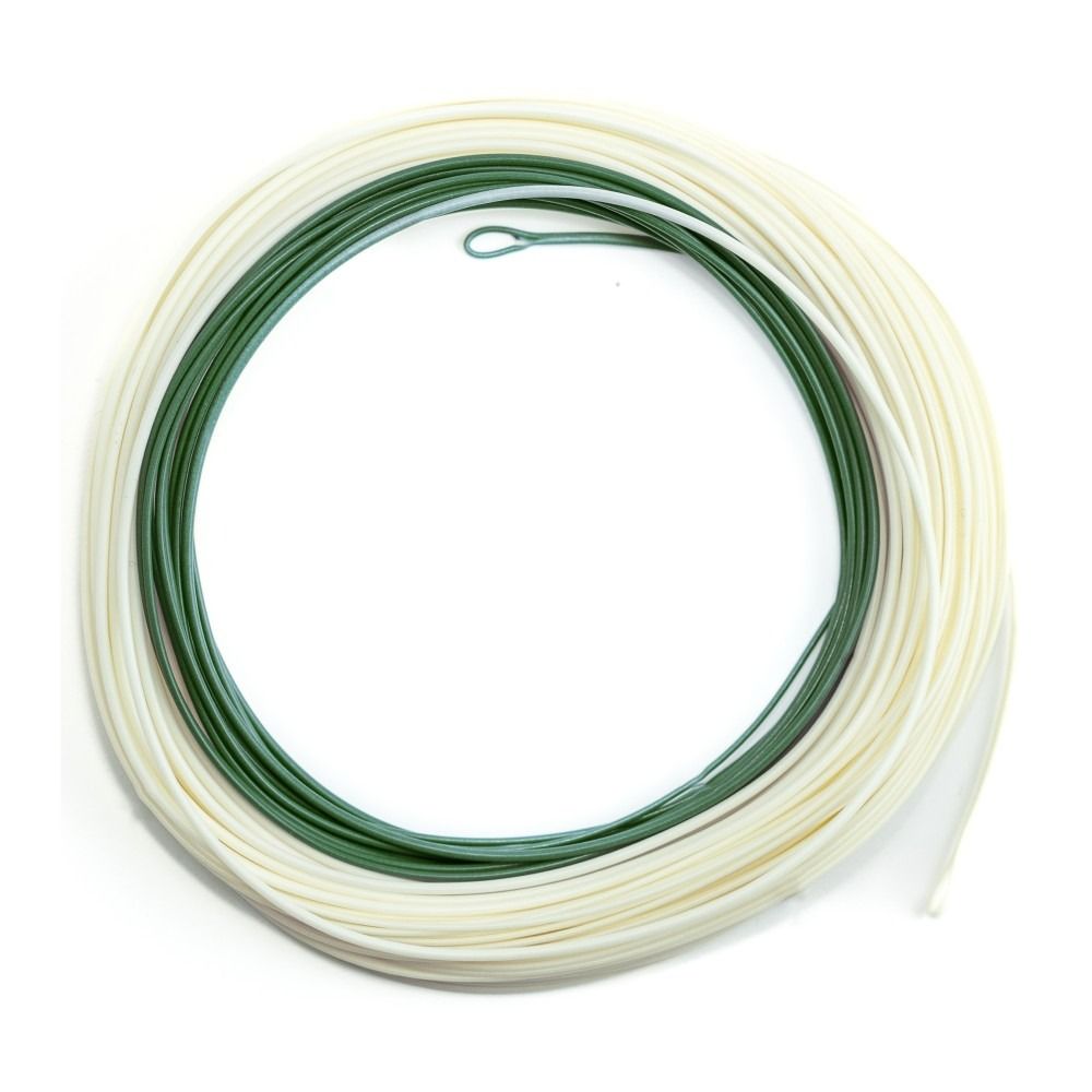 Snowbee XS-Plus Buzzer 1 Sink-Tip Fly Lines - Olive / Ivory