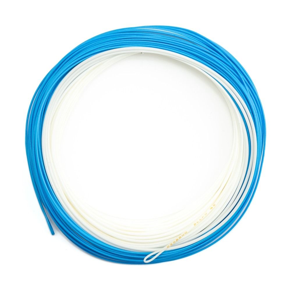 Snowbee XS-Plus Twin Colour Floating Fly Lines - Ivory / Blue
