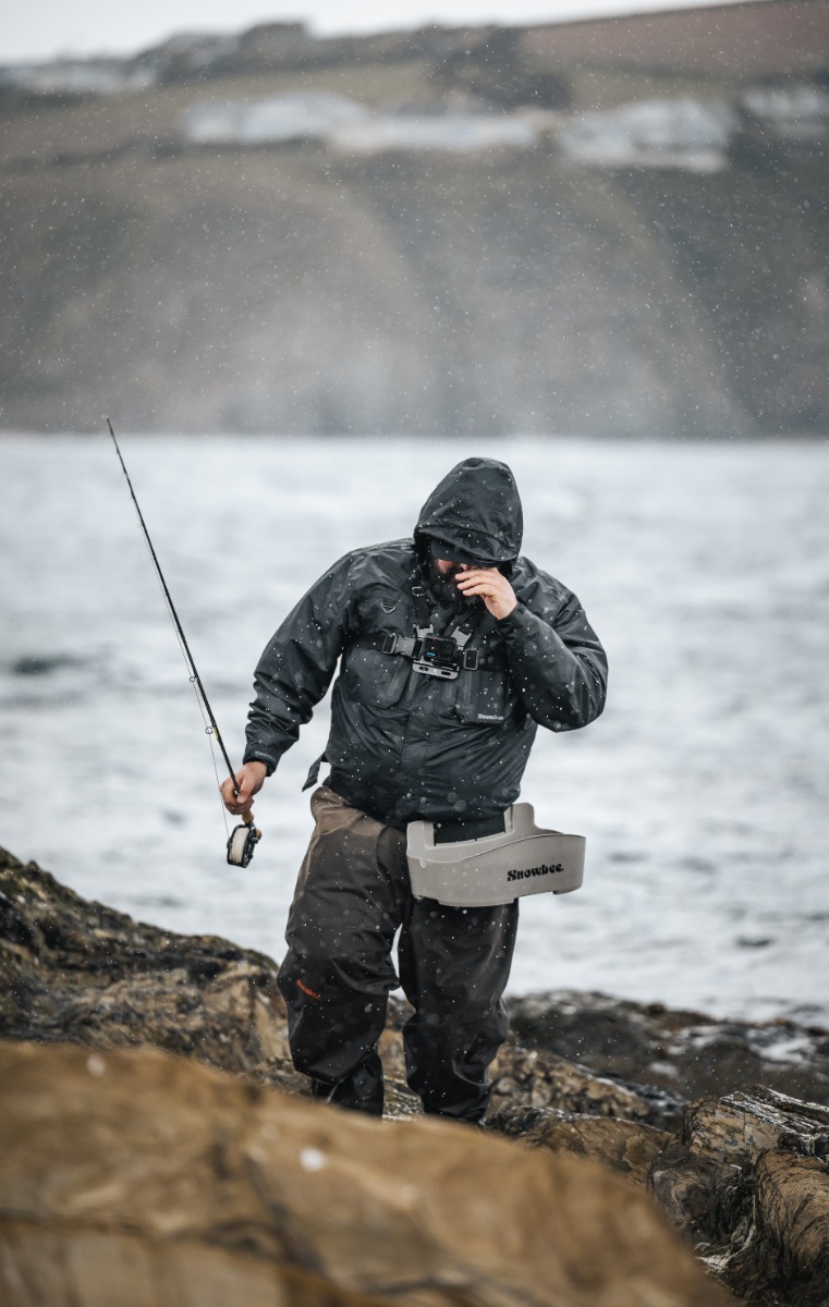 Jon Dyson prepares for the harshest weather with his Snowbee clothing