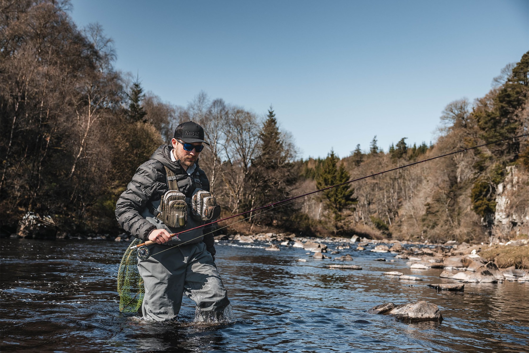 James Atkinson Wading in the River Tees